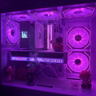 半島鐵盒（PADO）應龍滄溟 屏顯版 白色 ATX 游戲電腦臺式機箱/支持360水冷/帶6吋LCD副屏/270°海景房/5090顯卡 曬單實(shí)拍圖