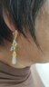 宮典天然和田玉福蝶耳環(huán)女s925銀耳墜古風(fēng)耳飾國風(fēng)耳環(huán)生日節(jié)日禮物 福蝶耳環(huán) 曬單實(shí)拍圖