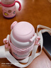 膳魔師（THERMOS）兒童保溫杯水杯chiikawa聯(lián)名帶杯套316L不銹鋼學(xué)生杯吉伊卡哇TCKT 曬單實(shí)拍圖