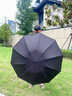 左都（ZUODU）全自動(dòng)反向雨傘大號加厚結實(shí)抗風(fēng)男士車(chē)載暴雨專(zhuān)用女折疊節節收傘 【曜巖黑】超大2-3人-自動(dòng)節節收+抗風(fēng)反向傘 曬單實(shí)拍圖