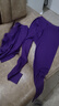 恒源祥中老年人秋衣秋褲女純棉打底套裝媽媽保暖內衣全棉大碼寬松棉毛衫 女款中領(lǐng)【紫羅蘭】 L (165) 曬單實(shí)拍圖