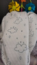 班杰威爾嬰兒衣服春秋季夾棉連體衣寶寶保暖哈衣爬服 保暖藍(lán)色2件裝 90碼 曬單實(shí)拍圖