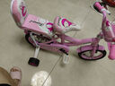 鑫旺彤自行車兒童3-6-10歲單車男女童輕便腳踏車輔助輪5歲女孩車公主車 粉色【加寬加大坦克輪】 12寸 適合身高80-105cm 曬單實拍圖