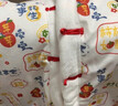 婧麒（JOYNCLEON）嬰兒披風(fēng)斗篷秋冬外出寶寶防風(fēng)抱被男童女童兒童擋風(fēng)國風(fēng)外套 喜慶涂鴉 90cm 曬單實(shí)拍圖