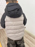 G.DUCKKIDS小黃鴨兒童羽絨服輕薄冬季短款男女童外套冬裝小童寶寶衣服面包服 奶黃色羽絨服 90 尺碼1~2歲【 80-90cm】 曬單實(shí)拍圖