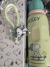 SNOOPY保溫杯316不銹鋼大容量男女小學(xué)生上學(xué)專(zhuān)用耐摔便攜吸管兒童水杯 曬單實(shí)拍圖