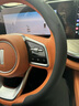 齊選汽車(chē)方向盤(pán)套高檔透氣超薄防滑吸汗把套新款四季通用車(chē)內方向盤(pán)套 Nappa皮紋【經(jīng)典黑壓孔紋】O型款 曬單實(shí)拍圖