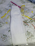 百圖betu女裝2025夏季新款牛仔闊腿褲高腰顯瘦純棉九分褲褲子2505X14 白色 M 曬單實(shí)拍圖