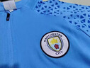 速人王秋冬曼城足球訓練服套裝男速干保暖比賽運動(dòng)出場(chǎng)服定制足球衣隊服 2302曼城藍色帶標(半拉鏈)-帶贈品 XL碼（170-175cm 110-130斤） 曬單實(shí)拍圖