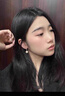 伊燦微鑲水鉆施家仿珍珠耳環(huán)女2025新款爆款耳釘耳墜輕奢獨特高級耳飾 金色施家橢圓珍珠耳環(huán) 曬單實(shí)拍圖