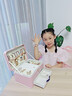 TEOK兒童首飾盒玩具女孩生日禮物7-14歲女童3-6歲發(fā)卡45發(fā)飾禮盒10-15 【咖色雙層】發(fā)飾禮盒裝 曬單實(shí)拍圖