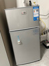 志高（CHIGO）小冰箱迷你小型家用冷藏冷凍兩用宿舍出租房用雙門辦公室電冰箱節(jié)能省電 【一級能效】76L銀色【三天約一度電】 曬單實拍圖