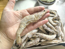 萬(wàn)景 國產(chǎn)大蝦 鹽凍北海白蝦(大號) 80-100只凈重4斤  燒烤聚餐 海鮮 曬單實(shí)拍圖