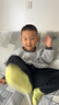 巴帝巴帝秋季新款嬰幼兒童衛衣男女寶寶休閑時(shí)尚百搭外套 花灰 120 曬單實(shí)拍圖