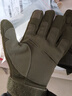離梢加絨保暖防寒戰術(shù)手套冬季戶(hù)外訓練登山攀巖騎行耐磨防滑摩托車(chē)男 加絨保暖HY全指-軍綠色 XL 曬單實(shí)拍圖