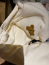 babycare兒童山茶花夾棉連體衣冬季加厚外穿保暖爬服 貝殼白 90cm 曬單實(shí)拍圖