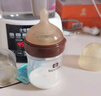 貝因愛(ài)（BEIYINAI）新生兒玻璃奶瓶出生0-6個(gè)月嬰兒瓶喝水喝奶新生奶瓶 160ml（奶嘴S碼+M碼） 曬單實(shí)拍圖