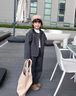 G.DUCKKIDS小黃鴨女童套裝秋冬2025新款洋氣兒童秋裝毛呢外套深秋女寶寶衣服 米杏色 90 建議1~2歲【 80-90cm】cm 曬單實(shí)拍圖