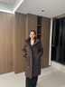 BOSIDENG25新款羽絨服女中長(cháng)款90絨連帽時(shí)尚休閑厚冬季保暖外套B250245252 咖啡玫瑰7F26 M 165/88A 體重約110-120斤 曬單實(shí)拍圖