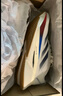 adidas ADIZERO BOSTON 12超輕馬拉松玻纖柱專(zhuān)業(yè)競訓跑鞋阿迪達斯   亮白/深藍/純寶石紅   40 曬單實(shí)拍圖
