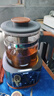 格麗思（GREENIS）煮茶壺養生壺 純鈦噴淋式加熱煮茶器一體式燒水壺蒸茶壺 辦公室蒸茶器茶水分離 電茶壺圍爐煮茶 深空灰禮盒裝（純鈦壺底-單直筒茶漏） 曬單實(shí)拍圖