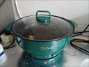 電炒鍋多功能電火鍋家用鍋寢室宿舍神器學(xué)生鍋小電飯鍋迷你電煮鍋 28cm不粘鍋+蒸籠 【超大容量】不粘鍋可煮可蒸 曬單實(shí)拍圖