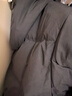 波司登（BOSIDENG）冬季羽絨服谷愛凌同款男女同款情侶長款連帽90絨修身外套 【店長推薦】黑色/緋草米80LR XL 175/96A 【卡碼拍小】 曬單實拍圖