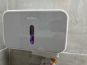 ecoco意可可衛(wèi)生間置物架洗手間紙巾盒免打孔廁所擦手紙浴室抽紙盒E1903灰 曬單實拍圖