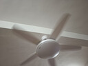 美的（Midea）風(fēng)扇燈餐廳吊扇燈led臥室52寸開(kāi)葉扇全光譜五葉扇熟睡風(fēng)包安裝 曬單實(shí)拍圖