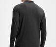 斐樂(lè )官方男子針織長(cháng)袖上衣健身運動(dòng)加絨基礎長(cháng)T 深黑-BK M 170/92A/M 曬單實(shí)拍圖
