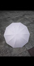 天堂 雙人晴雨傘三折 太陽傘三折10骨加大雙人超大加固 甘酪白 曬單實(shí)拍圖