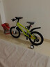 鳳凰兒童自行車(chē)男女小孩山地車(chē)3-5-6-8-10-12-16歲學(xué)生碟剎腳踏車(chē)禮物 【高配單速-輻條輪】歐碧綠+大禮包 18寸-單速輔助輪腳撐，變速腳撐 曬單實(shí)拍圖
