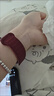 格匯品牌原裝張婧儀同款適用iwatchS10表帶applewatch9/8/7液態(tài)硅膠帶 2025款新顏色酒紅配粉砂 適用iwatch10【42MM表盤】 曬單實(shí)拍圖