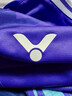 威克多（VICTOR）羽毛球服 官方新款李梓嘉專(zhuān)屬大賽服透氣速干針織運動(dòng)短袖背心 T恤/J自由紫 XL 曬單實(shí)拍圖