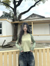 GUUKA TECH山系戶(hù)外長(cháng)袖t恤男士打底衫2025新情侶裝防曬衣服運動(dòng)透氣速干衣 淺綠色 M 曬單實(shí)拍圖
