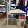 靠背椅子餐椅家用現代簡(jiǎn)約加厚久坐舒服塑料凳子北歐網(wǎng)紅商用餐桌 奶白色單把裝【加固出口品質(zhì)】 曬單實(shí)拍圖