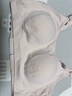 全棉時(shí)代哺乳文胸孕婦內(nèi)衣孕產(chǎn)無縫軟支撐肩開扣文胸M/C75 奶油膚 曬單實(shí)拍圖