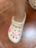 卡駱馳crocs七夕情人節(jié)禮物貝雅云彩女士洞洞鞋戶外休閑鞋|208186 冬日白-11S(含智必星) 38 (240mm) 曬單實(shí)拍圖