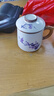 汝窯茶杯大容量辦公杯中式茶水分離杯變色馬克杯帶蓋過濾喝茶水杯 汝窯喜鵲報喜變色辦公杯+收納包 曬單實拍圖