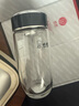 希諾單層玻璃杯男泡茶杯子七夕情人節(jié)教師節(jié)禮物XN-7715紫羅蘭 390mL 曬單實(shí)拍圖