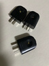 公牛插頭10A插頭兩極兩項兩叉兩孔220V插座頭電源插頭三腳空調插頭10a/16a電源插頭不帶線(xiàn) 黑色2腳可旋轉插頭T-10L6 曬單實(shí)拍圖