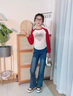 女童微喇牛仔褲秋季洋氣2025新款春秋兒童褲子網(wǎng)紅秋裝大童喇叭褲 藍色 150 曬單實(shí)拍圖