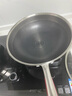 康巴赫炒鍋不粘鍋316L不銹鋼炒菜鍋32cm蜂窩平底煎炒鍋電磁爐燃氣灶通用 曬單實(shí)拍圖