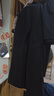 Homlean高街牛仔褲秋季男士微喇時(shí)尚百搭純色簡(jiǎn)約休閑長(cháng)褲子HA02黑色L 曬單實(shí)拍圖