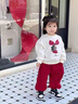 G.DUCKKIDS小黃鴨童裝女童春秋套裝2025洋氣新款小女孩衣服兒童衛(wèi)衣兩件套 黃色 90 cm 曬單實(shí)拍圖