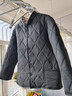 羅蒙（ROMON）立領(lǐng)男士棉衣外套秋冬季中年駝絨內膽加絨加厚舒適保暖棉服上衣男 深灰色 2XL （建議120-140斤） 曬單實(shí)拍圖