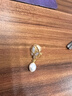 Jay蝴蝶珍珠耳夾無(wú)耳洞女氣質(zhì)貝殼耳環(huán)耳飾送女友閨蜜生日禮物 曬單實(shí)拍圖