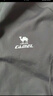 駱駝（CAMEL）薄絨長(cháng)袖T恤女跑步健身立領(lǐng)運動(dòng)上衣 J25CA8L6026 幻影黑 M 曬單實(shí)拍圖