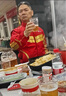 野馬（YEMA）3c認證新國標A類(lèi)365S電動(dòng)車(chē)頭盔男女加大碼大號大頭圍夏季摩托車(chē)安全帽 皮亞黑配透明長(cháng)鏡 曬單實(shí)拍圖