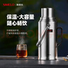 SIMELO保溫壺家用大容量玻璃內膽熱水瓶學(xué)生宿舍保溫瓶暖水壺開(kāi)水瓶3.2L 曬單實(shí)拍圖